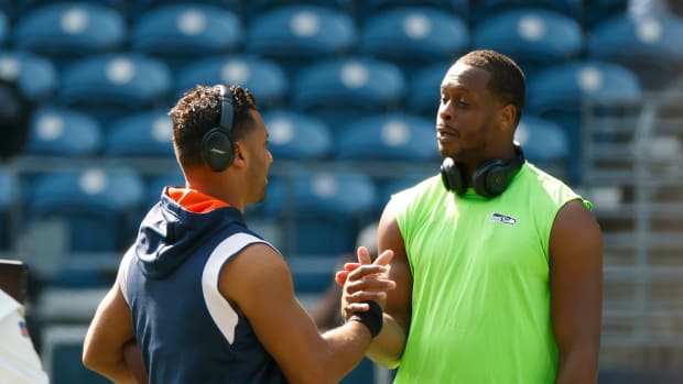 Russell Wilson and Geno Smith